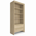  Стеллаж 2 ящика 4 открытые полки Flowchart 90 см варинант исполнения - 2 | Loft Concept в Самаре