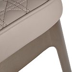 Стул барный светло-серый из экокожи Spectacular High Bar Stool варинант исполнения - 5 | Loft Concept в Самаре