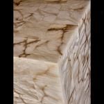 Торшер прямоугольный из натурального камня Calcite Geometry варинант исполнения - 10 | Loft Concept в Самаре