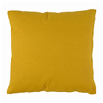 Подушка декоративная хлопковая горчичного цвета с абстрактным принтом Elysian Flow Sunset варинант исполнения - 2 | Loft Concept в Самаре