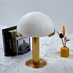 Настольная лампа c абажуром в форме купола из натурального камня  Heavenly Harmony варинант исполнения - 4 | Loft Concept в Самаре