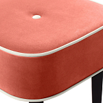 Квадратный мягкий пуф на черных ножках Winton Pouf Square варинант исполнения - 16 | Loft Concept в Самаре