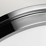 Потолочный светильник для ванных комнат цвета хром с вытянутым плафоном из молочного стекла Feiss варинант исполнения - 4 | Loft Concept в Самаре