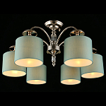 Люстра потолочная Nikoletta с бирюзовым плафоном варинант исполнения - 1 | Loft Concept в Самаре