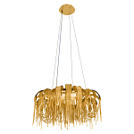 Люстра круглая подвесная с металлическими дугами и длинными цепочками 80 см Atlantis Chain варинант исполнения - 12 | Loft Concept в Самаре