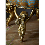 Чаша с орнаментом на бронзовых ножках в виде ангелов Eden Garden варинант исполнения - 7 | Loft Concept в Самаре