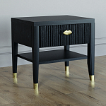 Прикроватная тумбочка с ящиком Elsa Dreams Black варинант исполнения - 1 | Loft Concept в Самаре