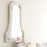 Зеркало в серебристой фигурной раме Silver Reflection варинант исполнения - 4 | Loft Concept в Самаре