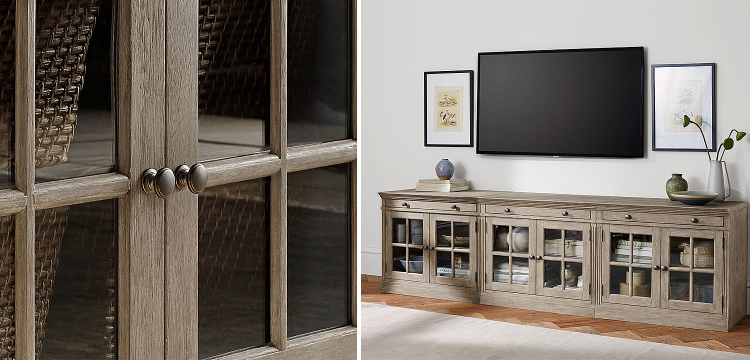 Комод длинный Benjamin Glass Doors long Комод длинный Benjamin Glass Doors long - Loft-Concept в Самаре