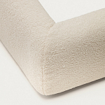 Кровать со съемным бежевым чехлом из ткани букле White Boucle Collection варинант исполнения - 5 | Loft Concept в Самаре