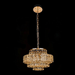 Люстра хрустальная в неоклассическом стиле на золотистом каркасе Majesty варинант исполнения - 2 | Loft Concept в Самаре