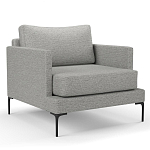 Мебельная ткань Шенилл серый цвет 138 см T4-29 варинант исполнения - 3 | Loft Concept в Самаре