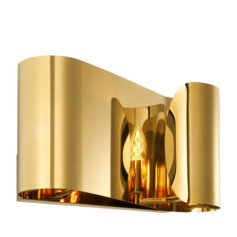Бра Wall Lamp Crawley Gold Золотой Бра Wall Lamp Crawley Gold Золотой в Самаре | Loft Concept