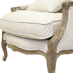 Кресло Ava Classical Armchair beige flax варинант исполнения - 4 | Loft Concept в Самаре
