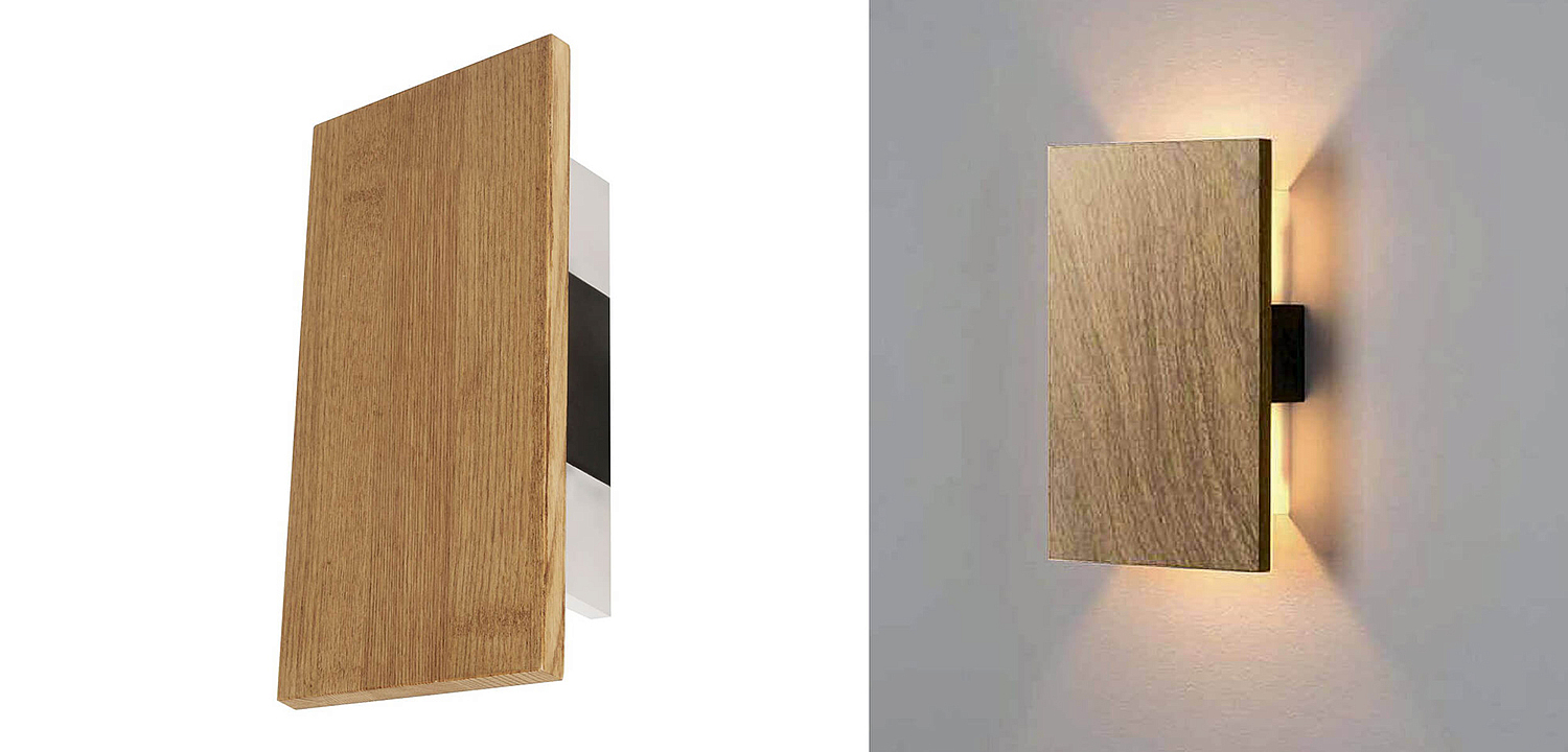 Бра Jordy Wooden Slab Wall Lamp Бра Jordy Wooden Slab Wall Lamp - Loft-Concept в Самаре