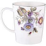 Кружка фарфоровая с рисунком цветов 400 мл Garden Whisper Porcelain Set  варинант исполнения - 1 | Loft Concept в Самаре
