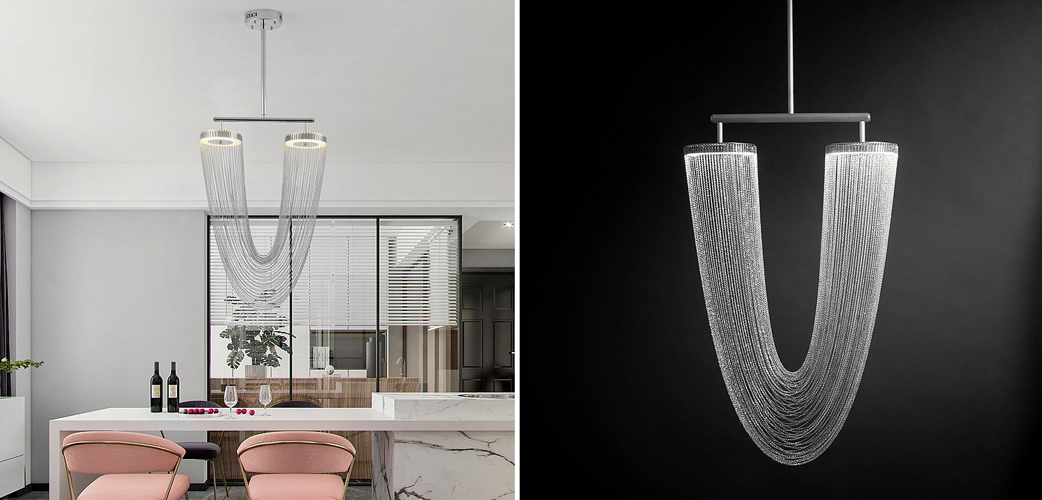 Люстра Otero Silver Larose Guyon Люстра Otero Silver Larose Guyon - Loft-Concept в Самаре