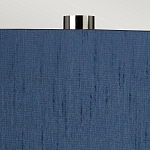 Настольная лампа с цилиндрическим абажуром и прозрачным стеклянным основанием Quintiesse варинант исполнения - 10 | Loft Concept в Самаре