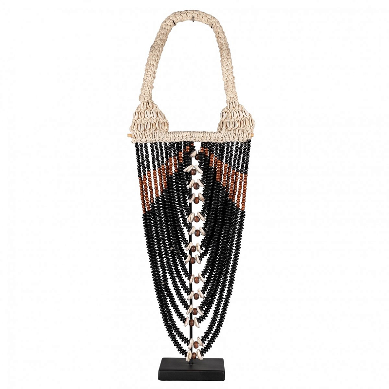 Африканское Ожерелье на подставке NECKLACE MUSTARD Черный Африканское Ожерелье на подставке NECKLACE MUSTARD Черный в Самаре | Loft Concept