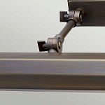 Светильник для картин с призматическим плафоном и двойными регулируемыми шарнирами Elstead Lighting варинант исполнения - 45 | Loft Concept в Самаре