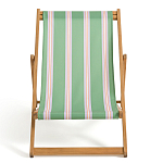 Шезлонг из акации и ткани Argentina варинант исполнения - 4 | Loft Concept в Самаре