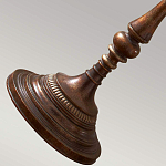 Торшер классического стиля цвета темная бронза с бежевым льяным абажуром Feiss варинант исполнения - 4 | Loft Concept в Самаре