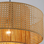 Подвесной светильник с абажуром из плтеного бамбука Light Inside the Cell варинант исполнения - 6 | Loft Concept в Самаре