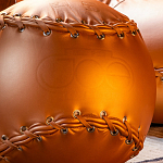 Дизайнерский кожаный пуф в виде бейсбольного мяча Poltronova Joe Ball Pouf варинант исполнения - 8 | Loft Concept в Самаре