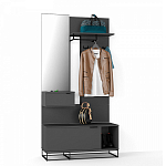 Вешалка настенная цвета графит Strict Lines варинант исполнения - 2 | Loft Concept в Самаре