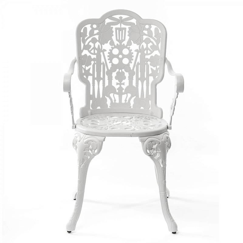 Стул Seletti Industry Collection ALUMINIUM ARMCHAIR – WHITE Белый Стул Seletti Industry Collection ALUMINIUM ARMCHAIR – WHITE Белый в Самаре | Loft Concept