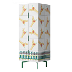 Тумба с зелеными ножками Tall Forest Ok варинант исполнения - 2 | Loft Concept в Самаре