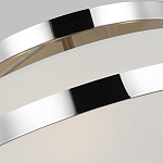 Потолочный светильник с белым тканевым абажуром Generation Lighting варинант исполнения - 3 | Loft Concept в Самаре