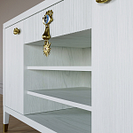 Комод-буфет Elsa Dreams White с открытыми полками   варинант исполнения - 7 | Loft Concept в Самаре