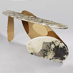 Консоль в виде овальных элементов Jinye console варинант исполнения - 2 | Loft Concept в Самаре