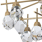 Люстра с хрустальными плафонами Esme Crystal Brass Chandelier варинант исполнения - 3 | Loft Concept в Самаре