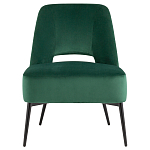 Мягкое кресло в зеленом велюре ALBA варинант исполнения - 2 | Loft Concept в Самаре