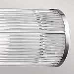 Бра для ванных комнат горизонтальное с 2-мя прозрачными рифлеными цилиндрическими плафонами Feiss варинант исполнения - 4 | Loft Concept в Самаре