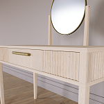 Туалетный Стол с зеркалом Primo Светлый дуб варинант исполнения - 5 | Loft Concept в Самаре