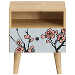 Прикроватная тумба с изображением на ящике Elise Nightstand варинант исполнения - 13 | Loft Concept в Самаре