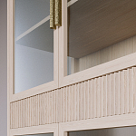 Витрина Primo со стеклянными фасадами и 2 ящиками Светлый дуб варинант исполнения - 6 | Loft Concept в Самаре