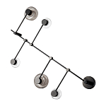 Бра с 5-ю плафонами разного диаметра и цвета Polyhedron варинант исполнения - 2 | Loft Concept в Самаре