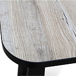 Стол обеденный раздвижной с прямоугольной бежевой столешницей Magali варинант исполнения - 5 | Loft Concept в Самаре