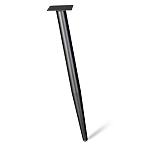 Обеденный стол с прямоугольной черно-золотой столешницей из стекла на 4-х металлических ножках Gold and Black Marble варинант исполнения - 5 | Loft Concept в Самаре