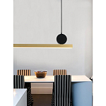 Люстра линейная светодиодная в минималистичном стиле New Age of Light варинант исполнения - 7 | Loft Concept в Самаре