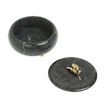 Шкатулка круглая из натурального камня змеевик Stone Casket варинант исполнения - 4 | Loft Concept в Самаре