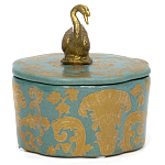 Фарфоровая шкатулка Swan Lake варинант исполнения - 5 | Loft Concept в Самаре