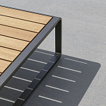 Шезлонг на металлическом каркасе с регулируемой спинкой GUELL Sunbed варинант исполнения - 5 | Loft Concept в Самаре