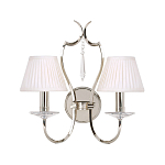 Бра с 2-мя лампами и подвеской из прозрачного стекла Elstead Lighting варинант исполнения - 2 | Loft Concept в Самаре