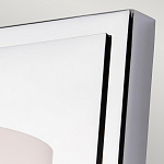 Бра для ванных комнат с белым цилиндрическим плафоном на прямоугольном основании цвета хром Feiss варинант исполнения - 2 | Loft Concept в Самаре