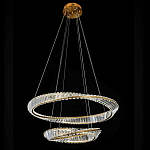Люстра подвесная из 2-х колец Round Air Chandelier варинант исполнения - 1 | Loft Concept в Самаре